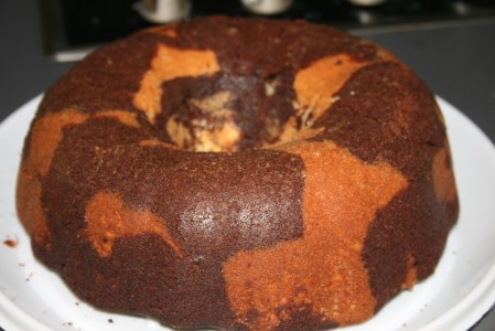 Stout & Chocolate Marble Cake