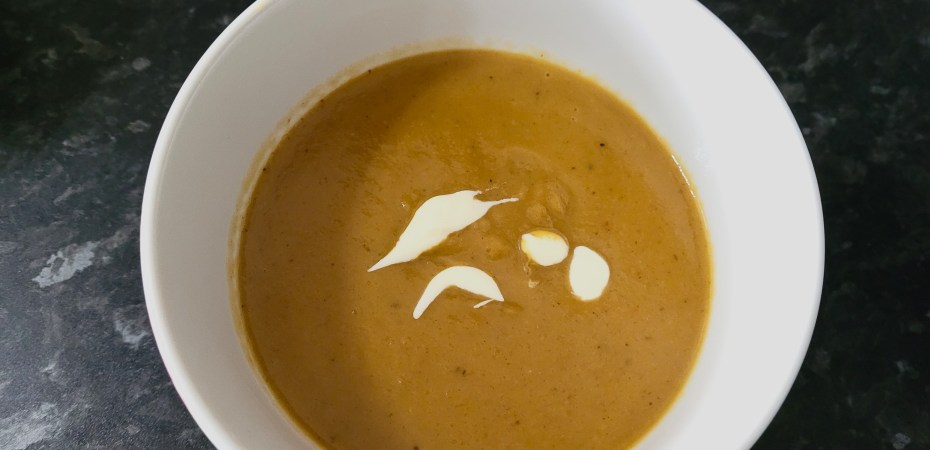 Thai spiced pumpkin soup
